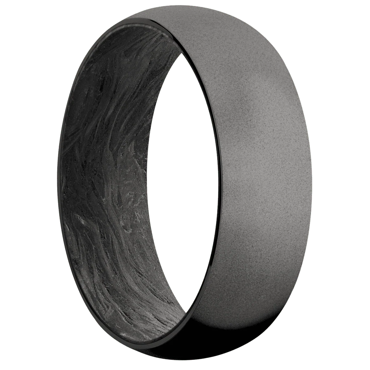 Tantalum Noir + Bead Finish + Forged Carbon Fiber