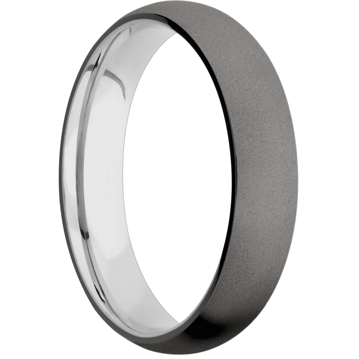 Tantalum Noir + Bead Finish + Platinum