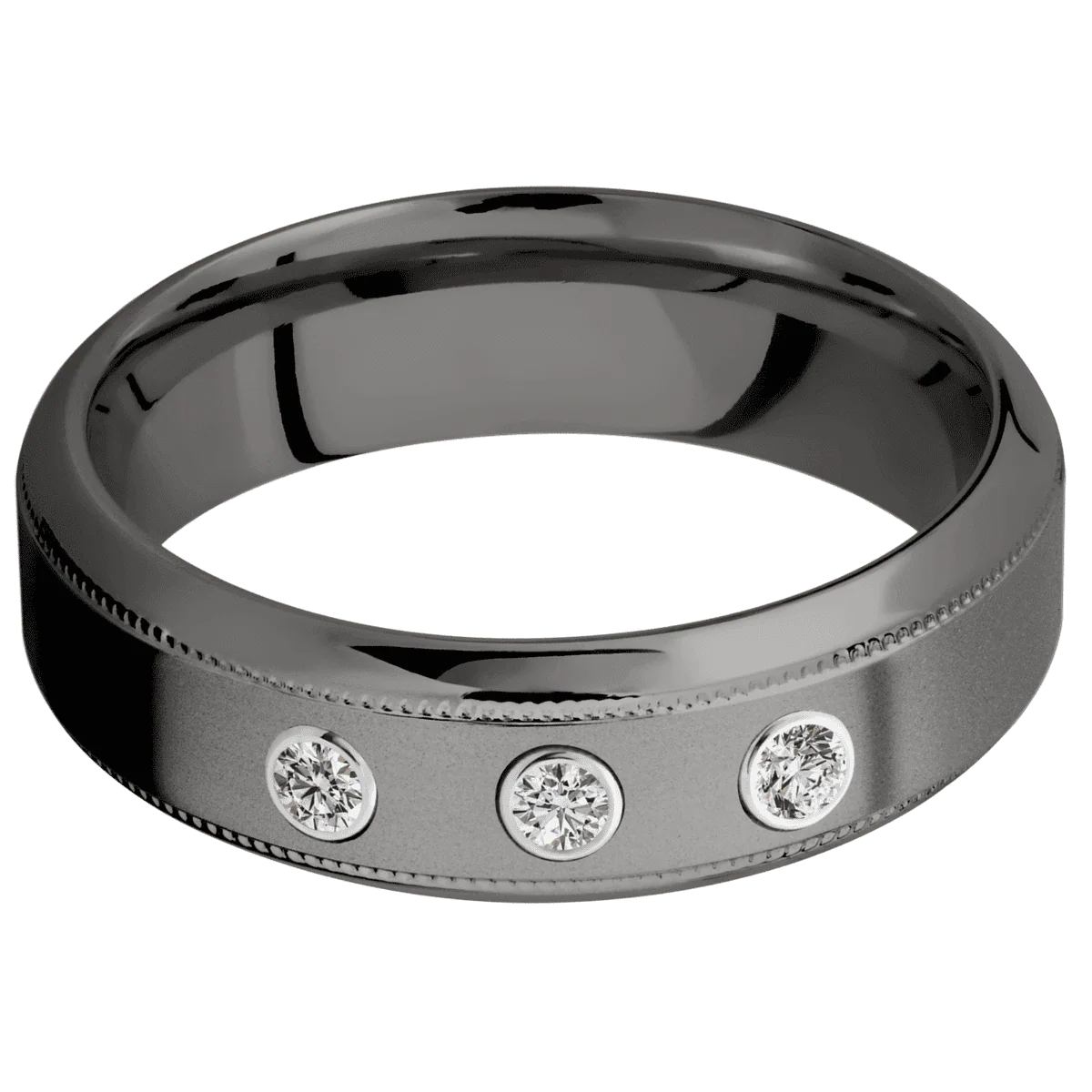 Tantalum Noir + Bead , Polish Finish - Image 3