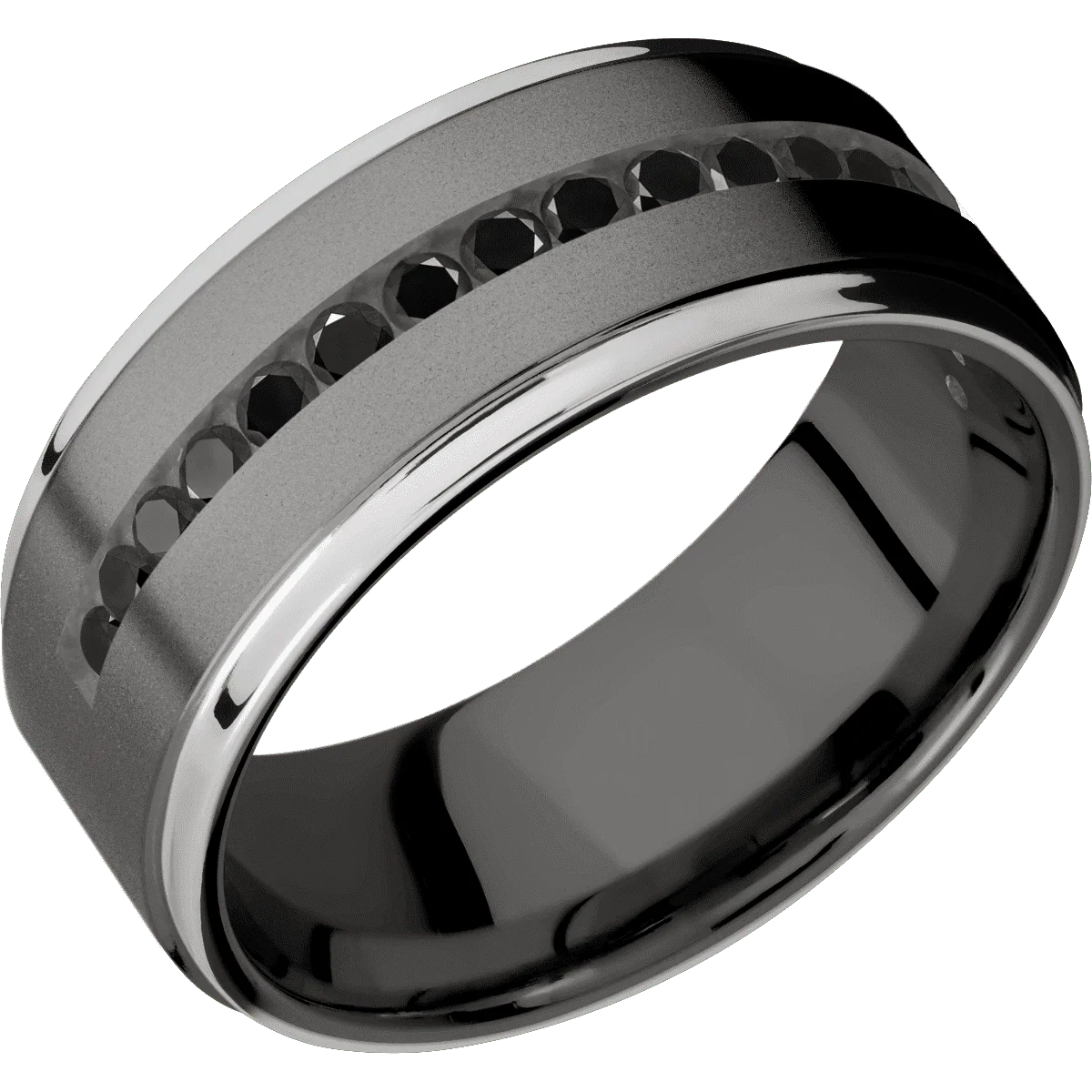 Tantalum Noir + Bead , Polish Finish - Image 2