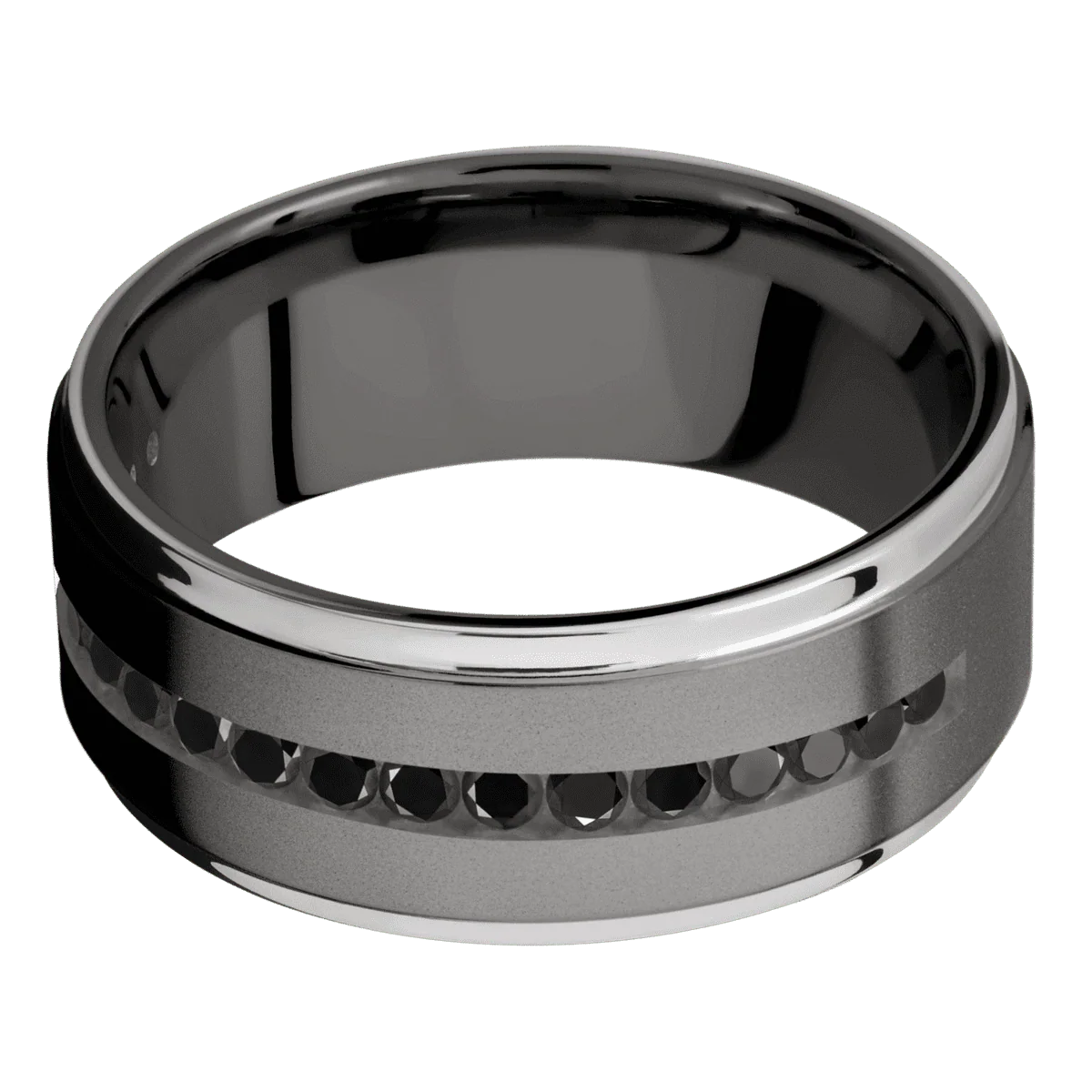 Tantalum Noir + Bead , Polish Finish - Image 3