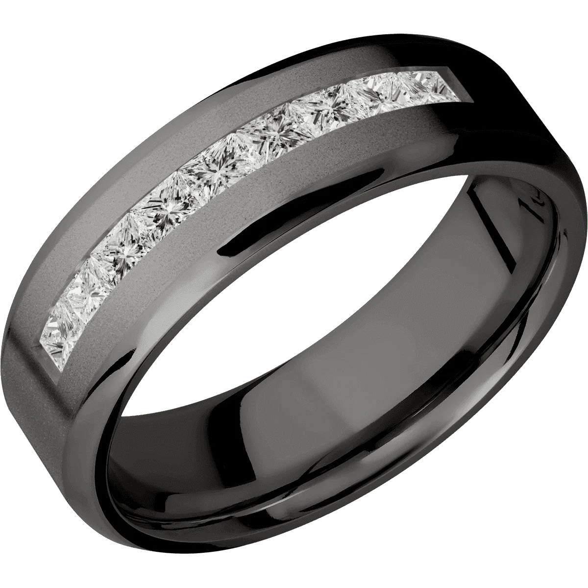 Tantalum Noir + Bead , Polish Finish - Image 2