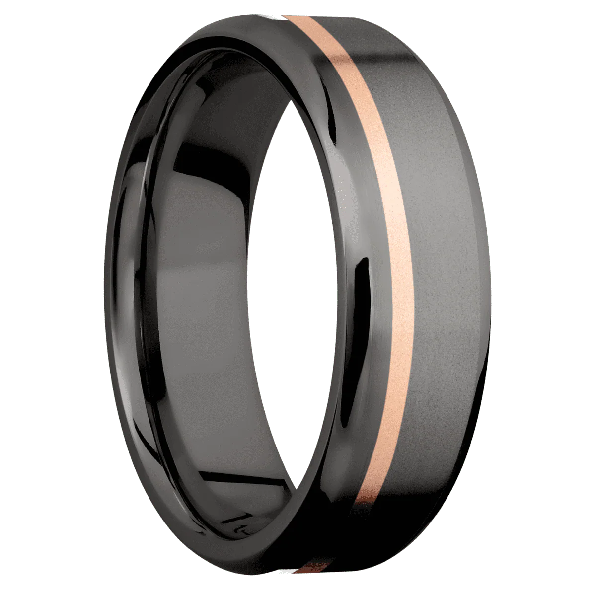Tantalum Noir + Bead , Satin Finish