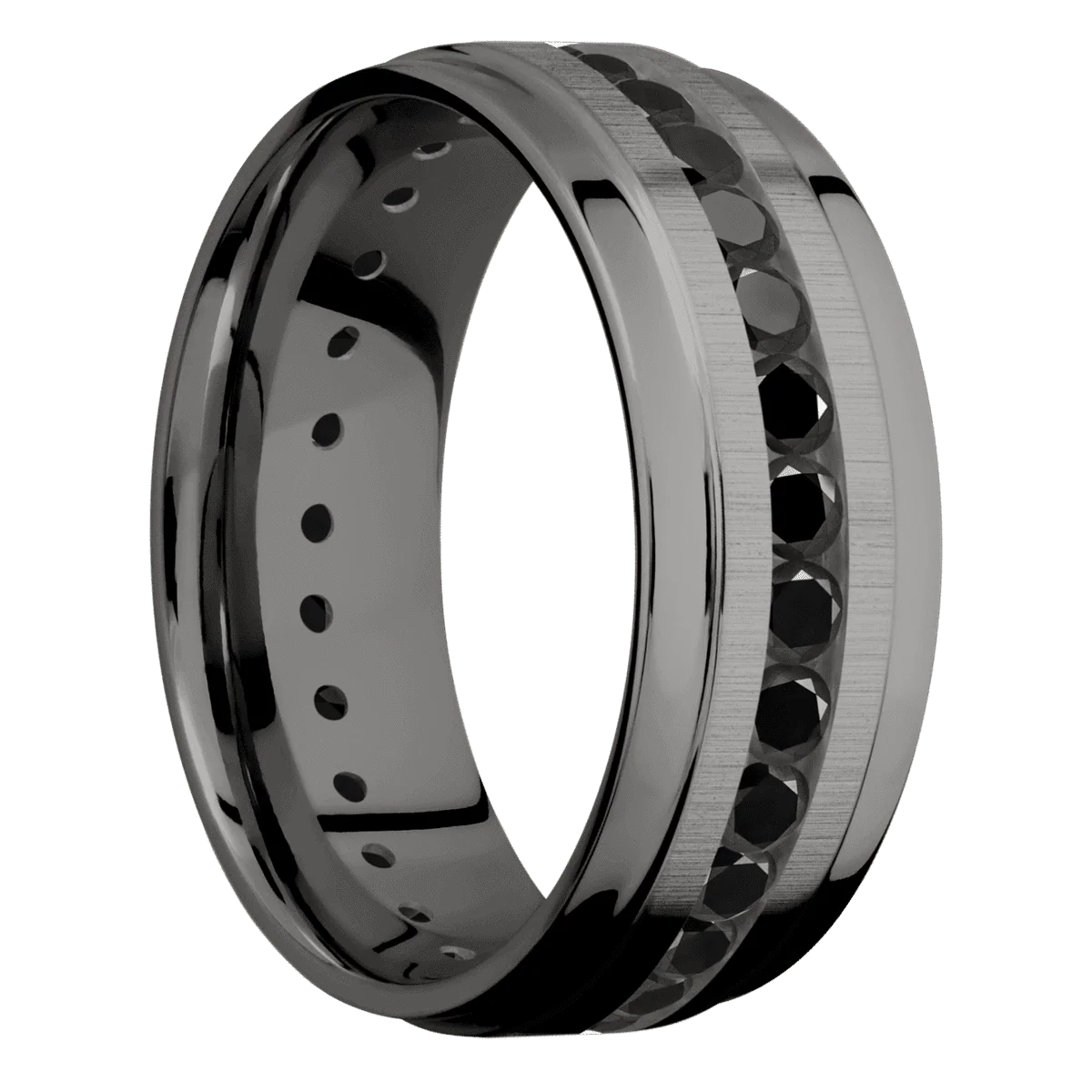 Tantalum Noir + Crosssatin , Polish Finish