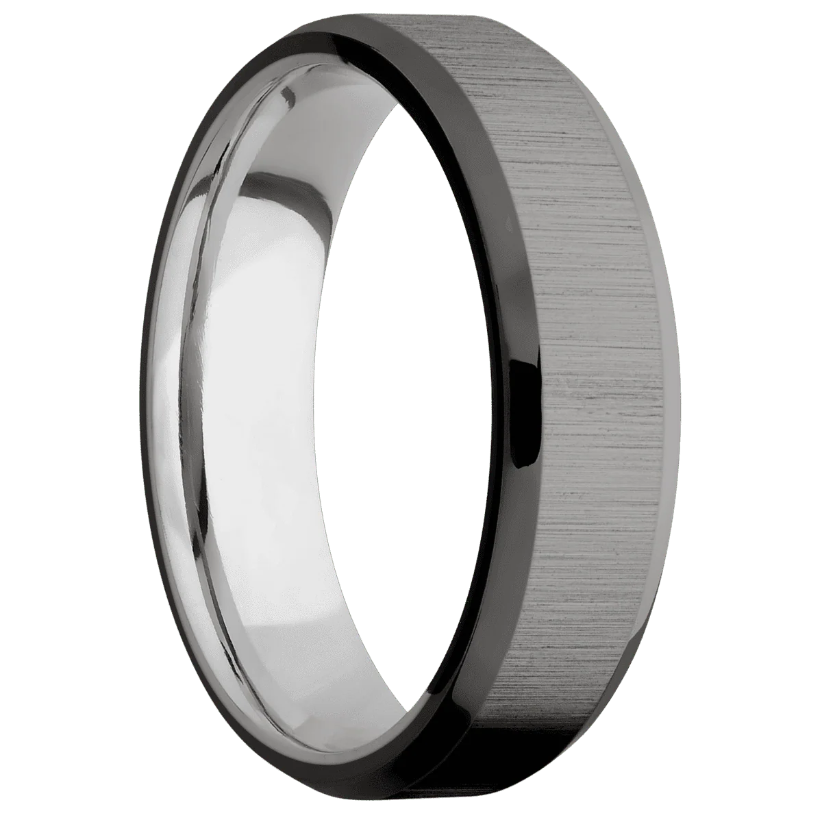 Tantalum Noir + Crosssatin , Polish Finish + Titanium