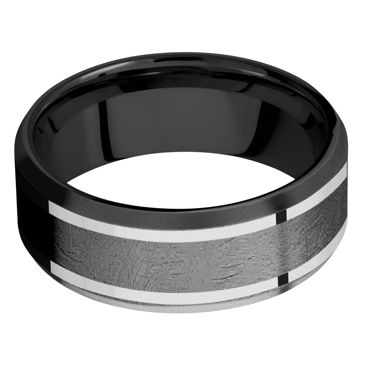 Tantalum Noir + Distressed , Bead Finish + Zirconium - Image 3
