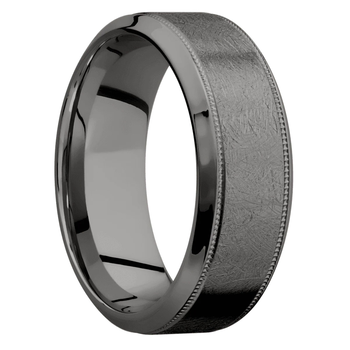 Tantalum Noir + Distressed , Polish Finish