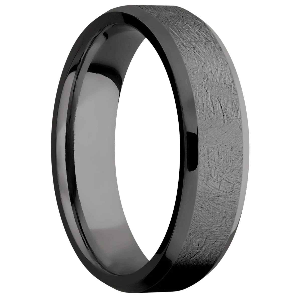 Tantalum Noir + Distressed , Polish Finish