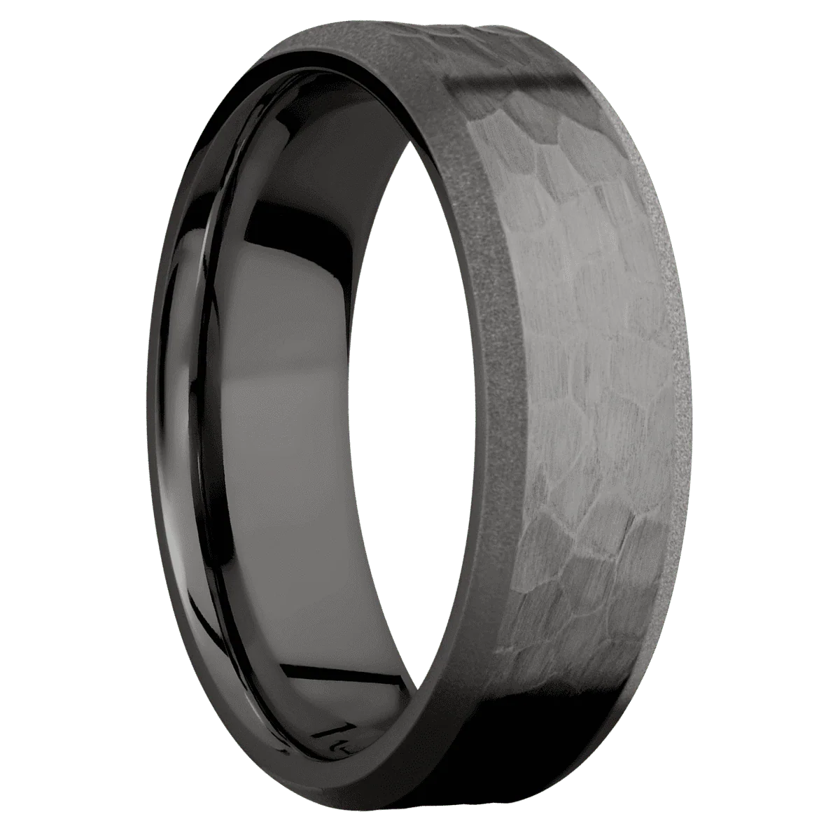 Tantalum Noir + Hammer , Sand Finish