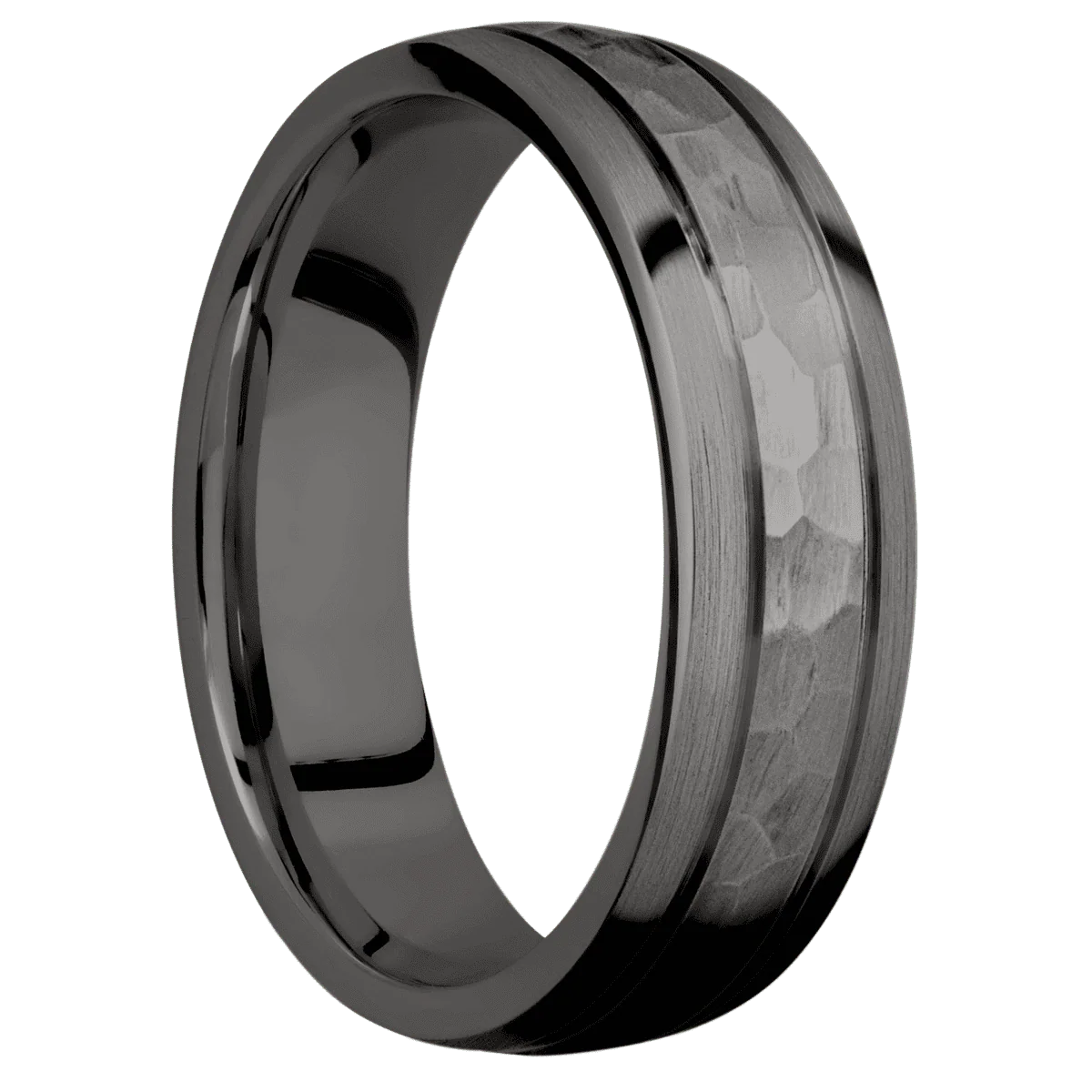 Tantalum Noir + Hammer , Satin Finish