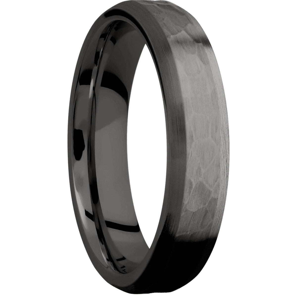 Tantalum Noir + Hammer , Satin Finish