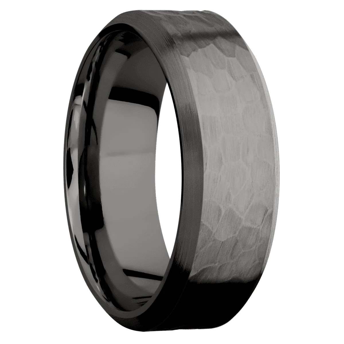 Tantalum Noir + Hammer , Satin Finish