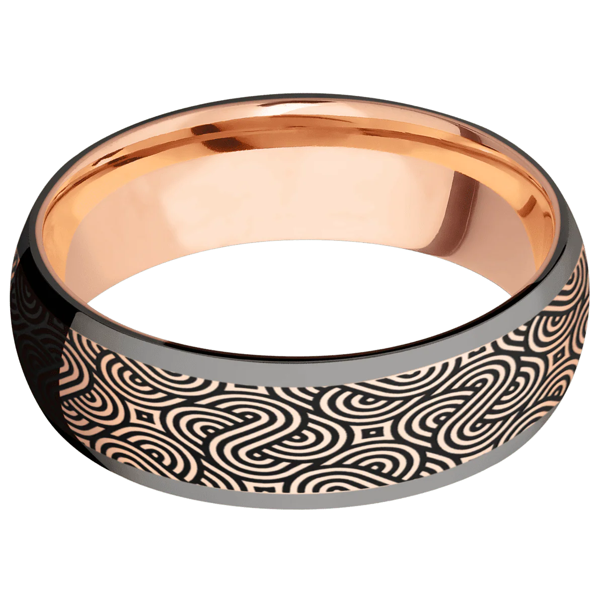 Tantalum Noir + Polish Finish + 10K Rose Gold - Image 3