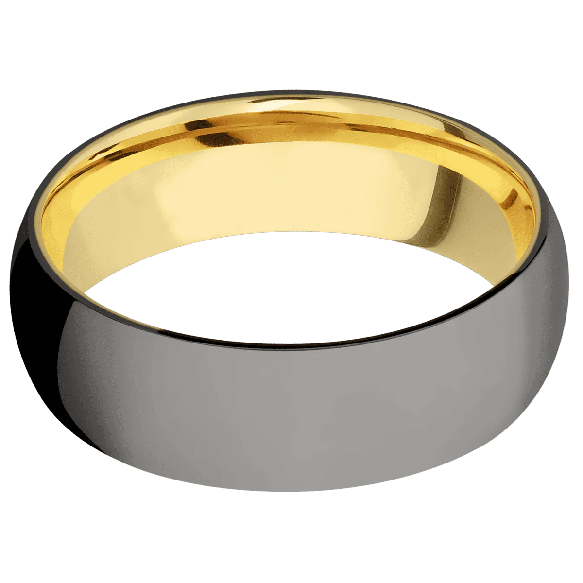 Tantalum Noir + Polish Finish + 14K Yellow Gold - Image 3