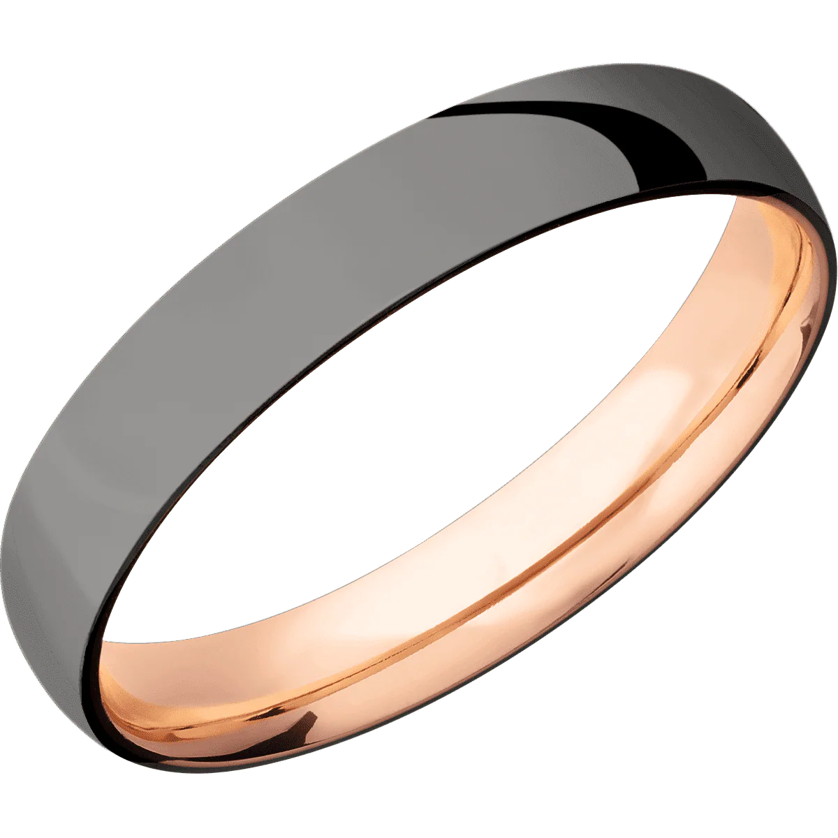 Tantalum Noir + Polish Finish + 18K Rose Gold - Image 2