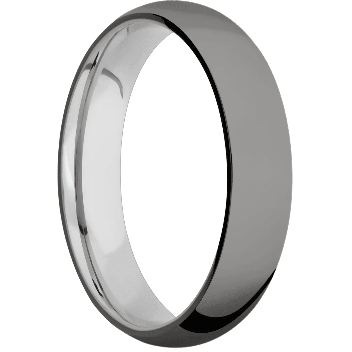 Tantalum Noir + Polish Finish + Titanium