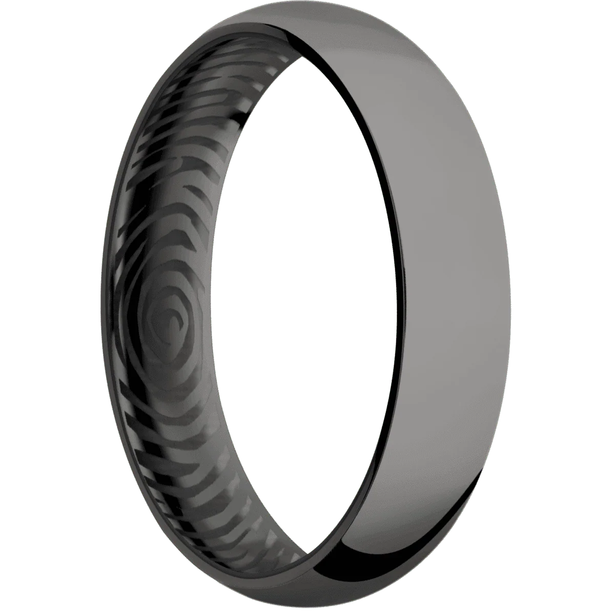 Tantalum Noir + Polish Finish + Zirconium