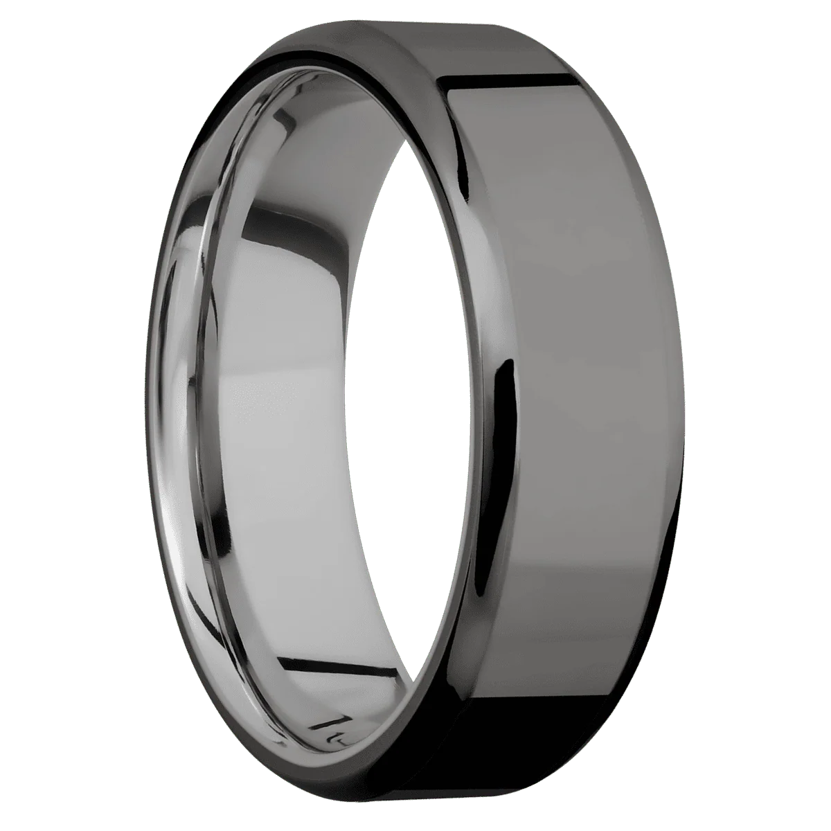 Tantalum Noir + Polish , Polish Finish + Titanium
