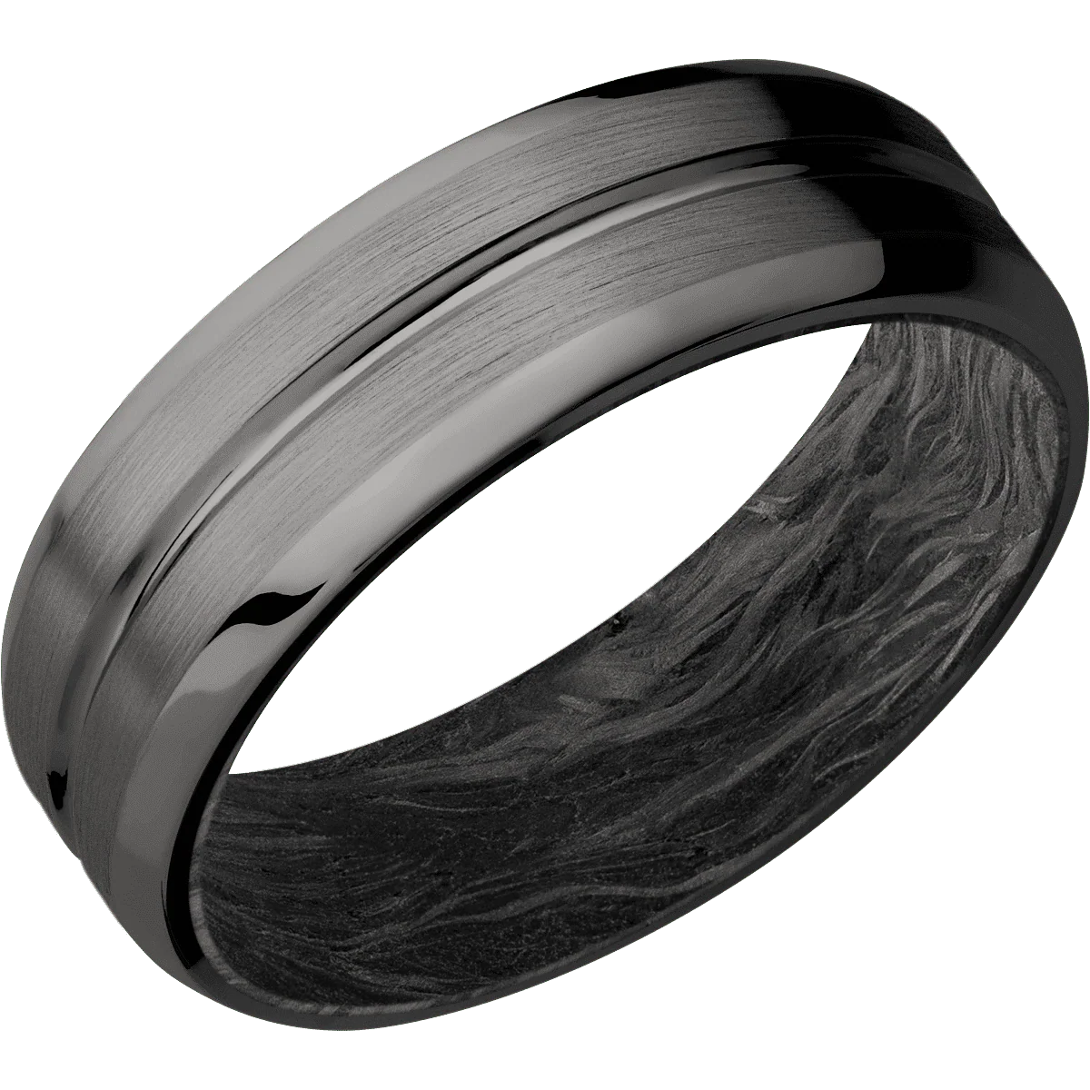 Tantalum Noir + Polish , Satin Finish + Forged Carbon Fiber - Image 2