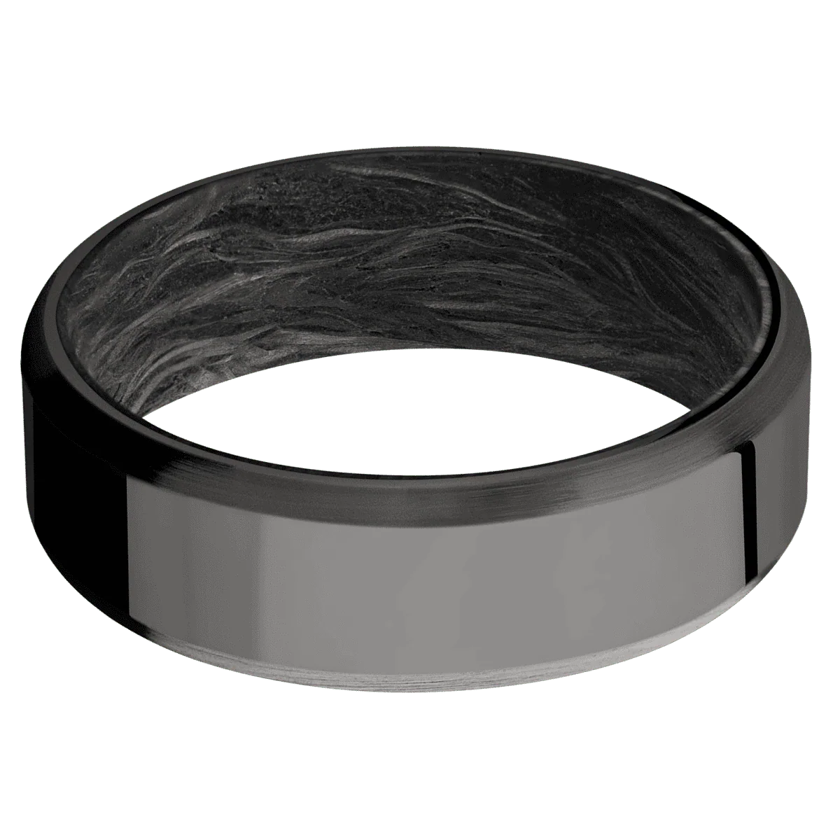 Tantalum Noir + Polish , Satin Finish + Forged Carbon Fiber - Image 3