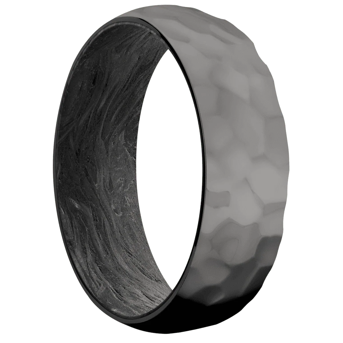 Tantalum Noir + Rockpolish Finish + Forged Carbon Fiber