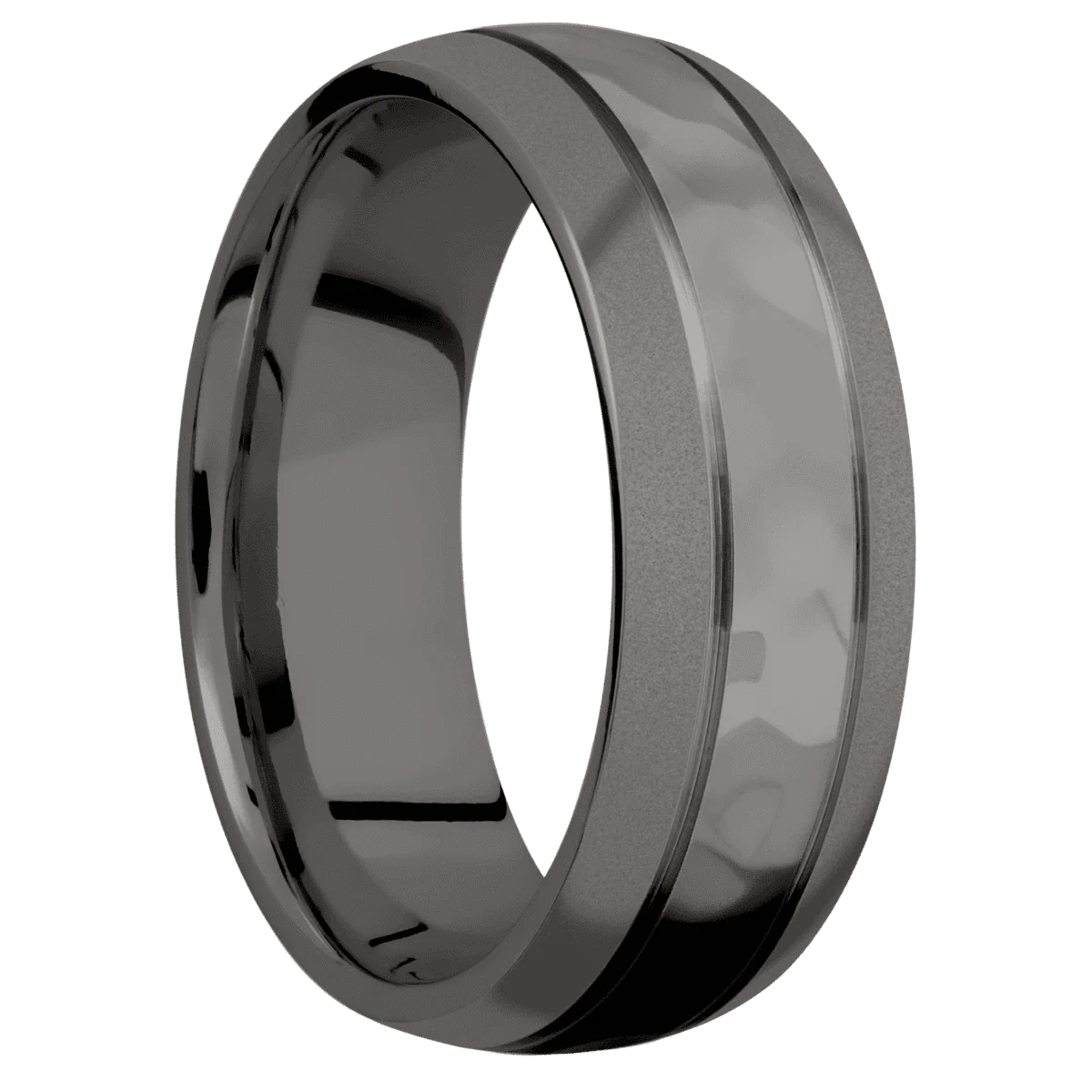 Tantalum Noir + Rockpolish , Sand Finish