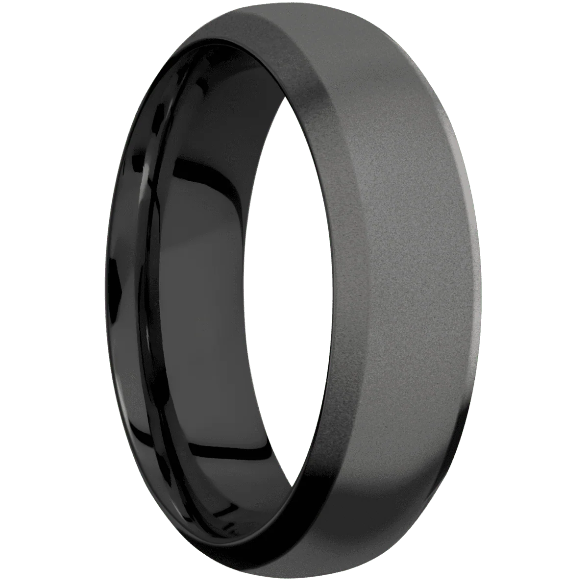 Tantalum Noir + Sand , Bead Finish + Zirconium