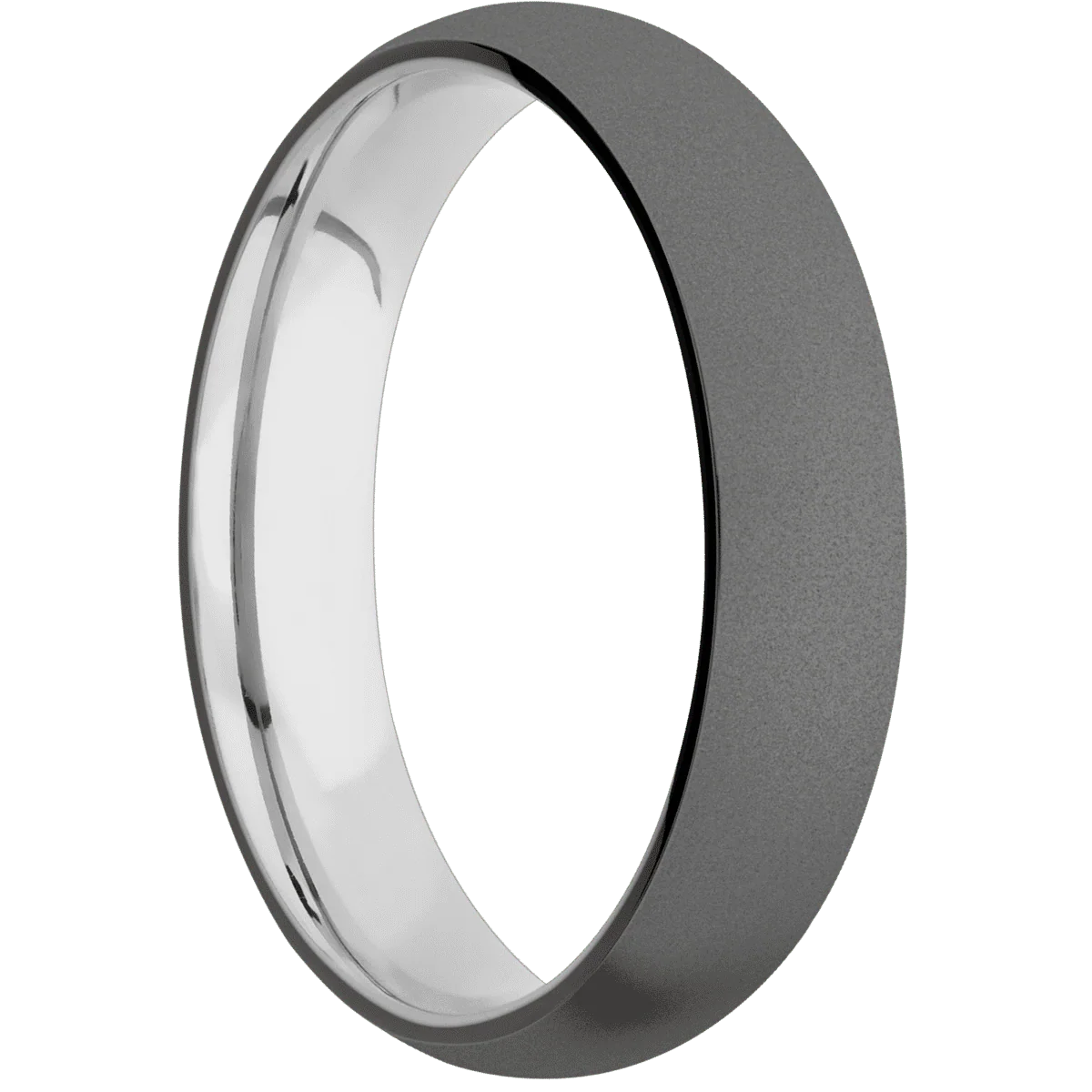Tantalum Noir + Sand Finish + Palladium Silver