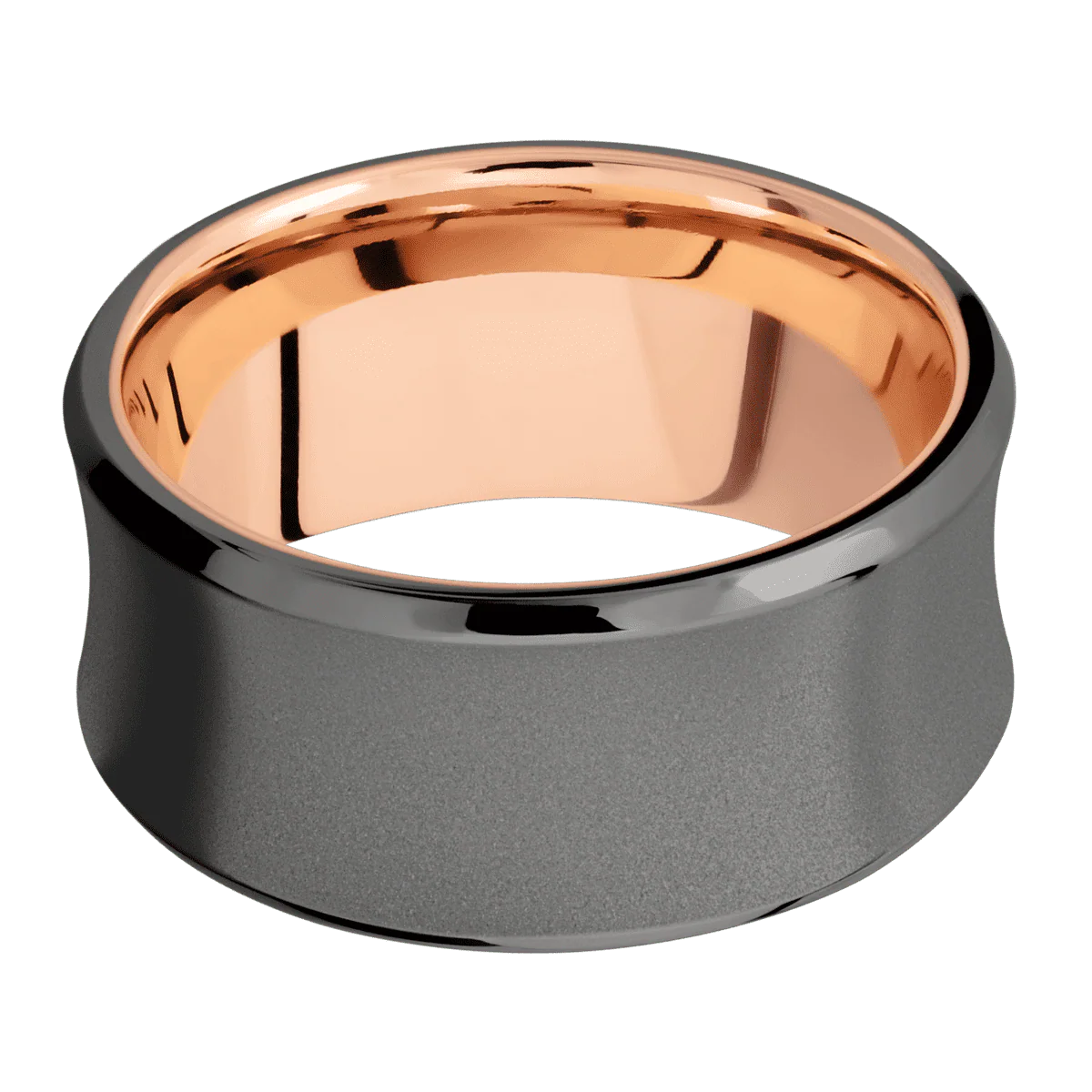 Tantalum Noir + Sand , Polish Finish + 10K Rose Gold - Image 3