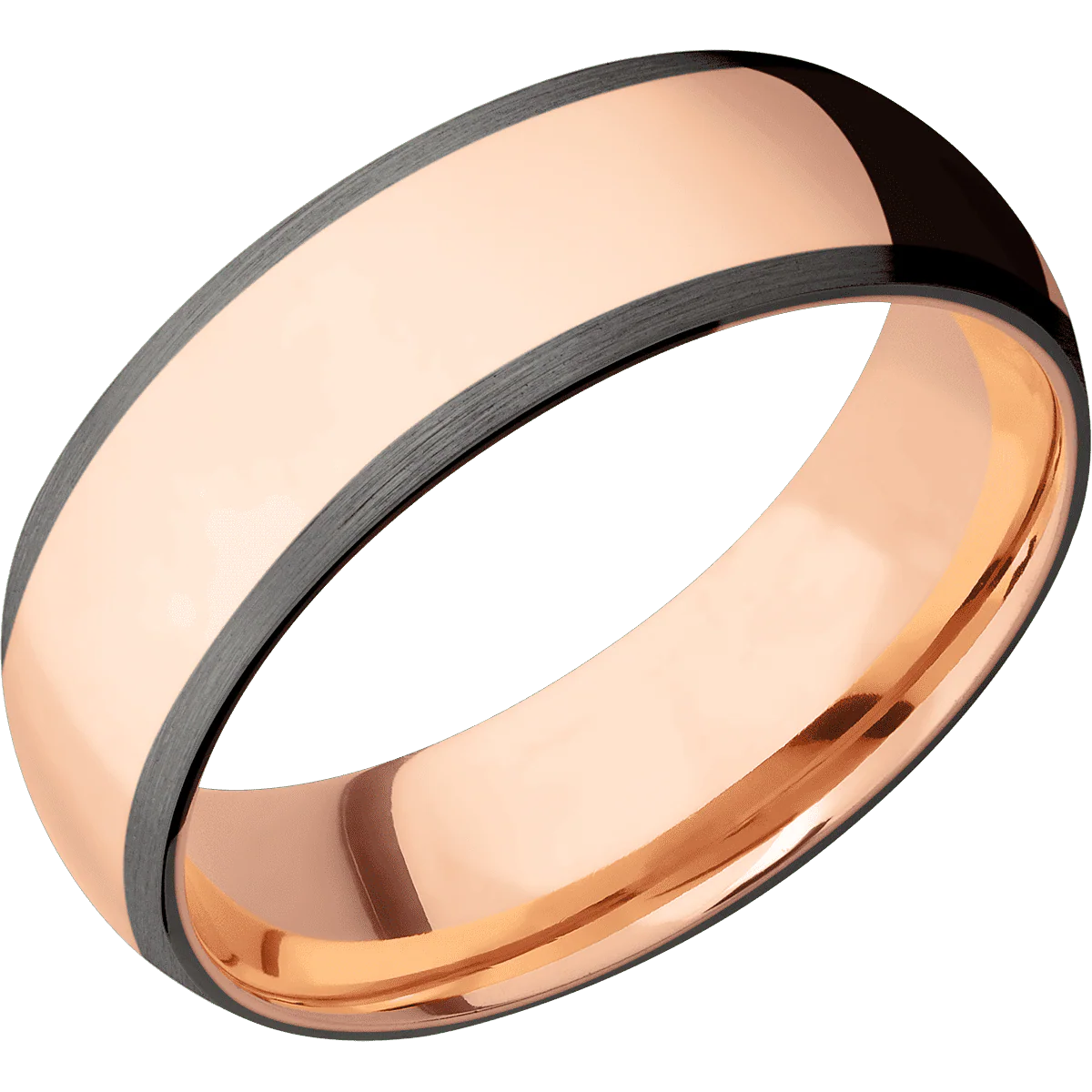 Tantalum Noir + Satin Finish + 14K Rose Gold - Image 2
