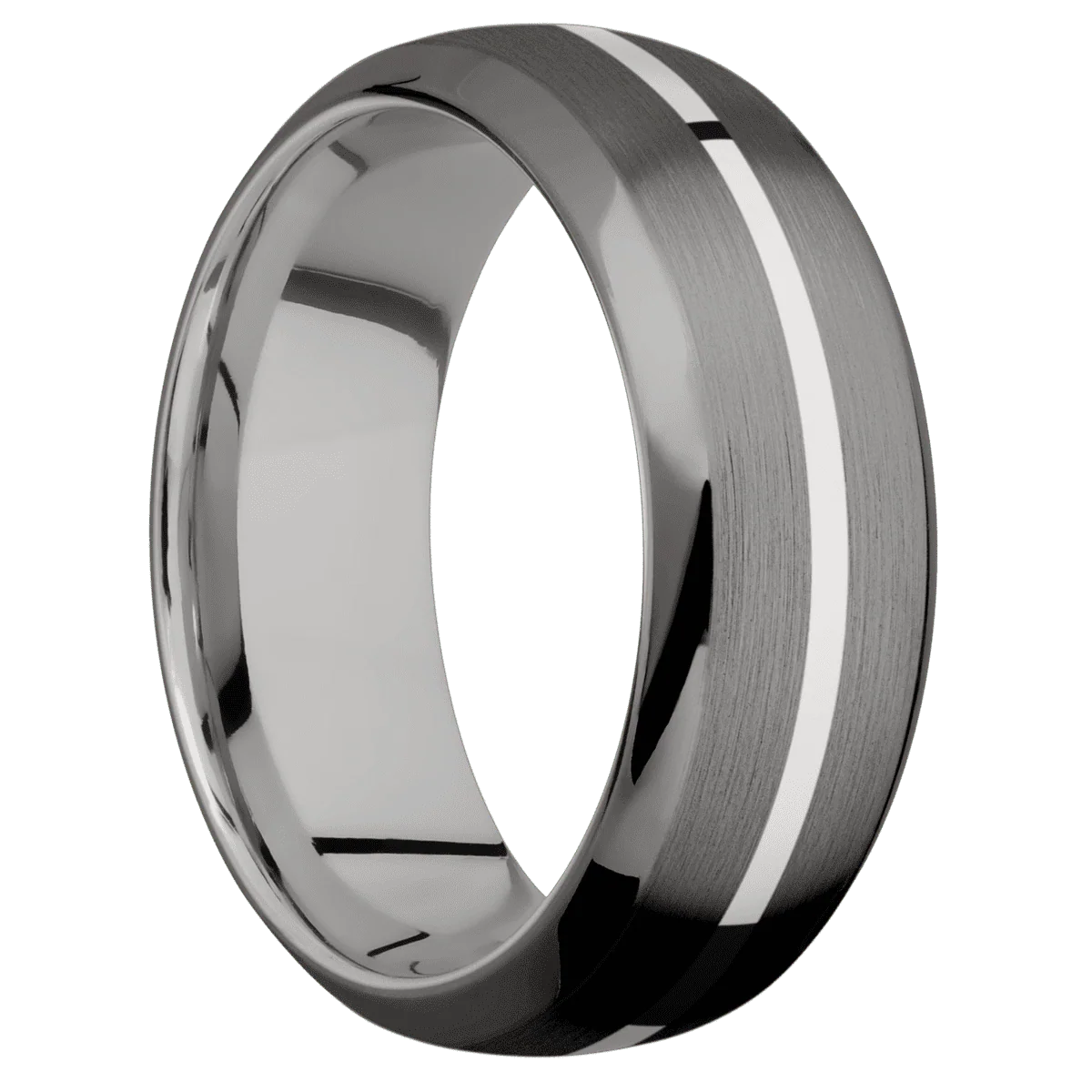 Tantalum Noir + Satin , Polish Finish + Titanium