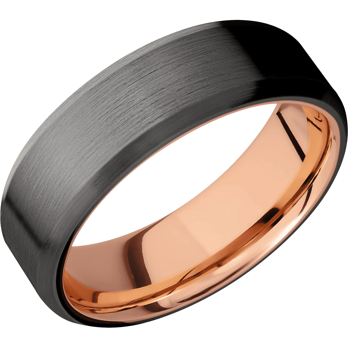 Tantalum Noir + Satin , Satin Finish + 14K Rose Gold - Image 2