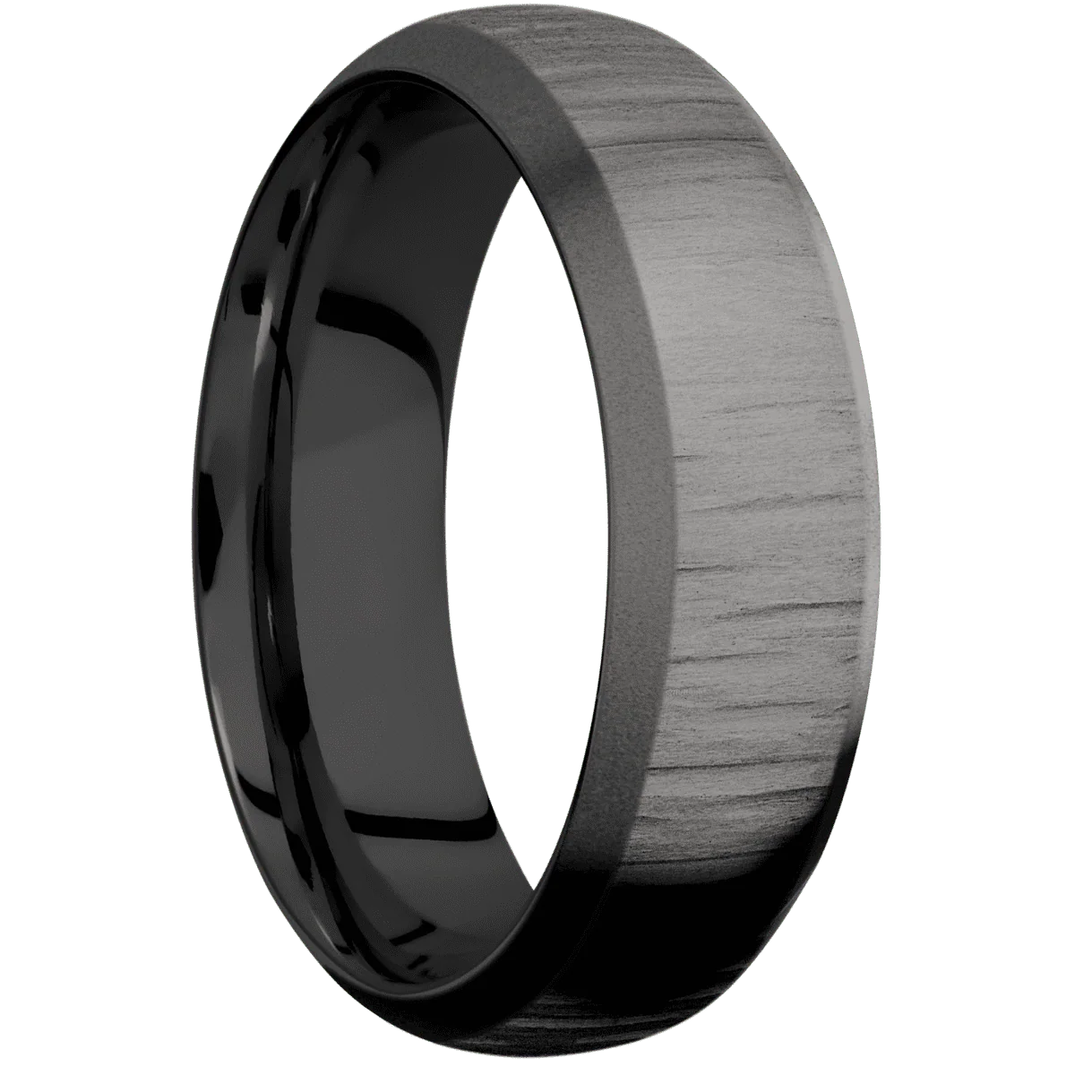 Tantalum Noir + Treebark1 , Bead Finish + Zirconium