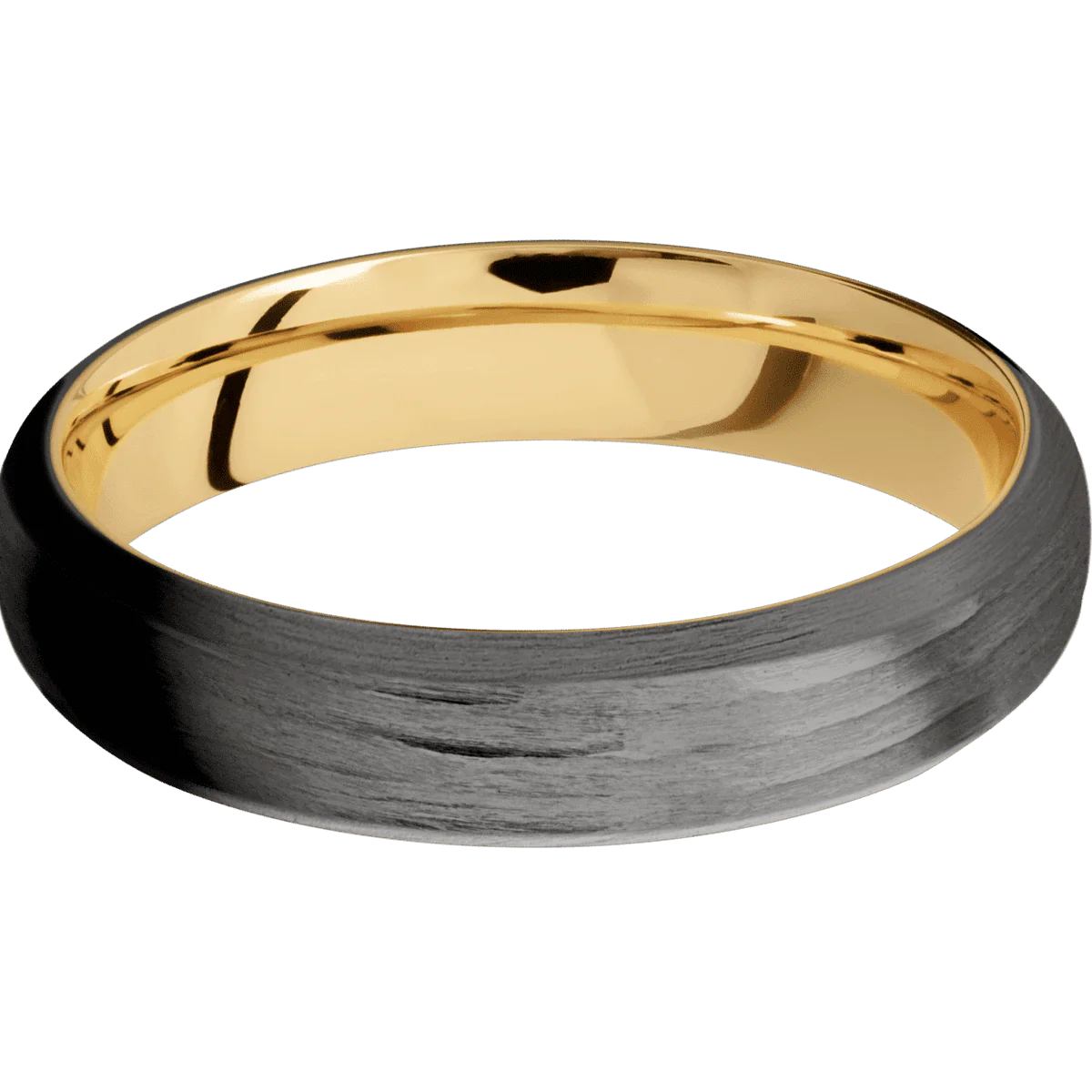 Tantalum Noir + Treebarkh , Satin Finish + 10K Yellow Gold - Image 3
