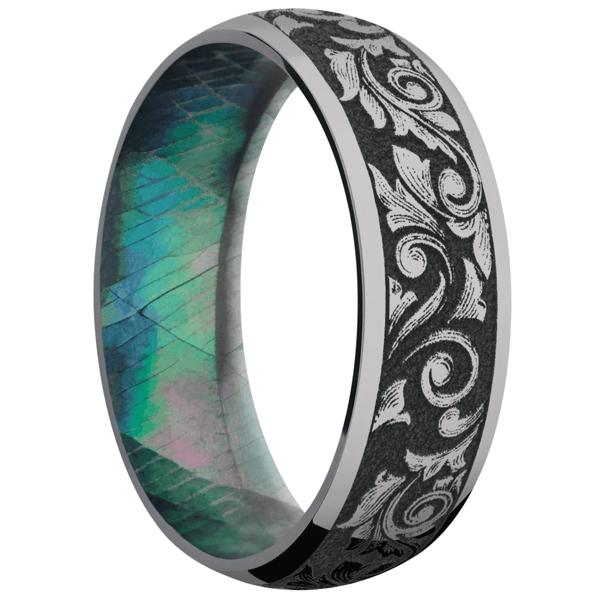 Tantalum + Polish Finish + Black Mother of Pearl