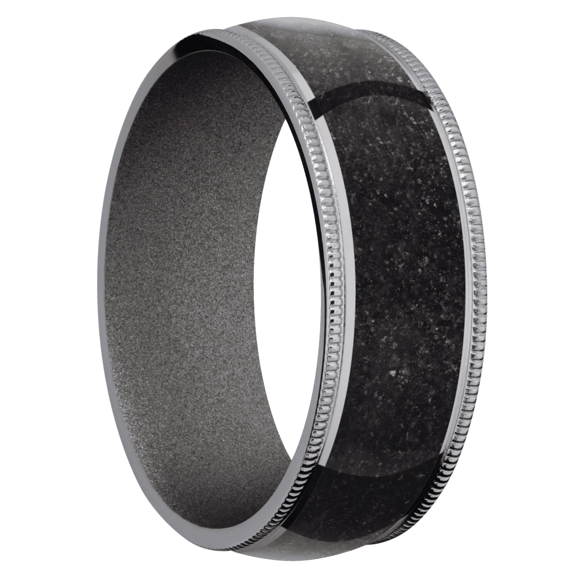 Tantalum + Polish Finish + Gun Metal Grey