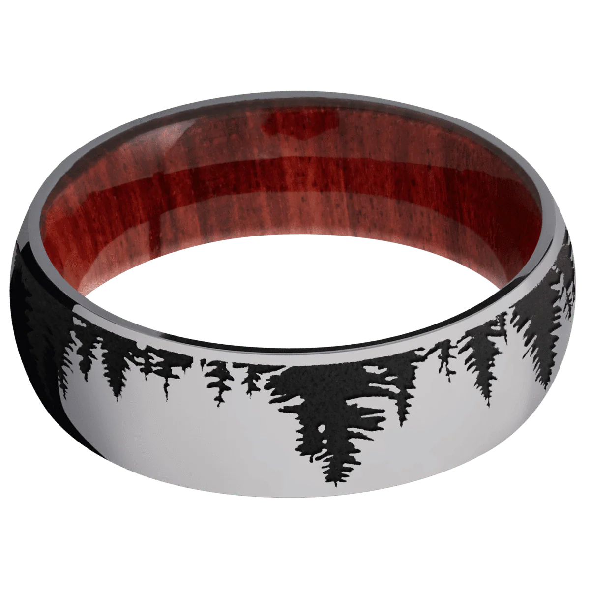 Tantalum + Polish Finish + Red Heart - Image 3