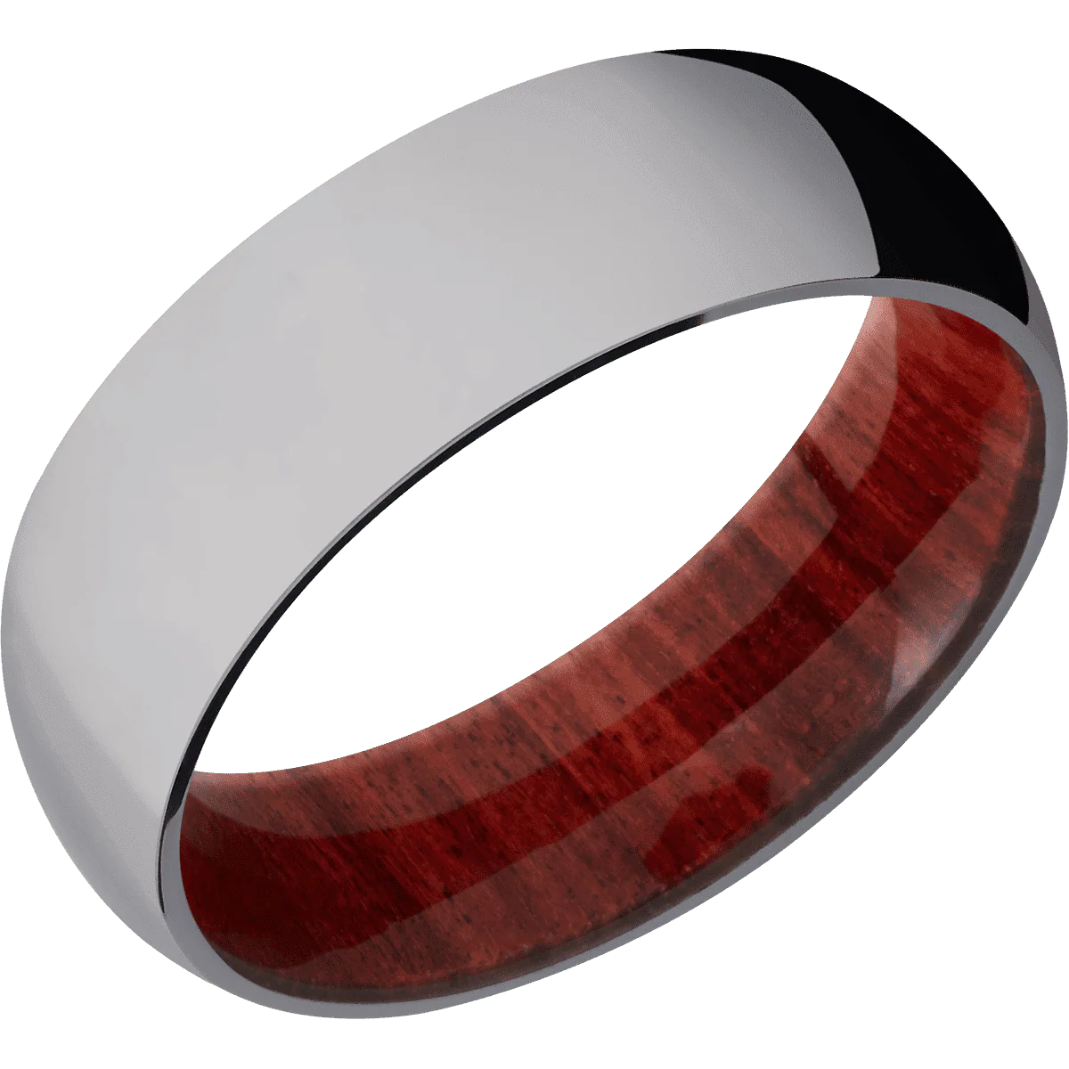 Tantalum + Polish Finish + Red Heart - Image 2