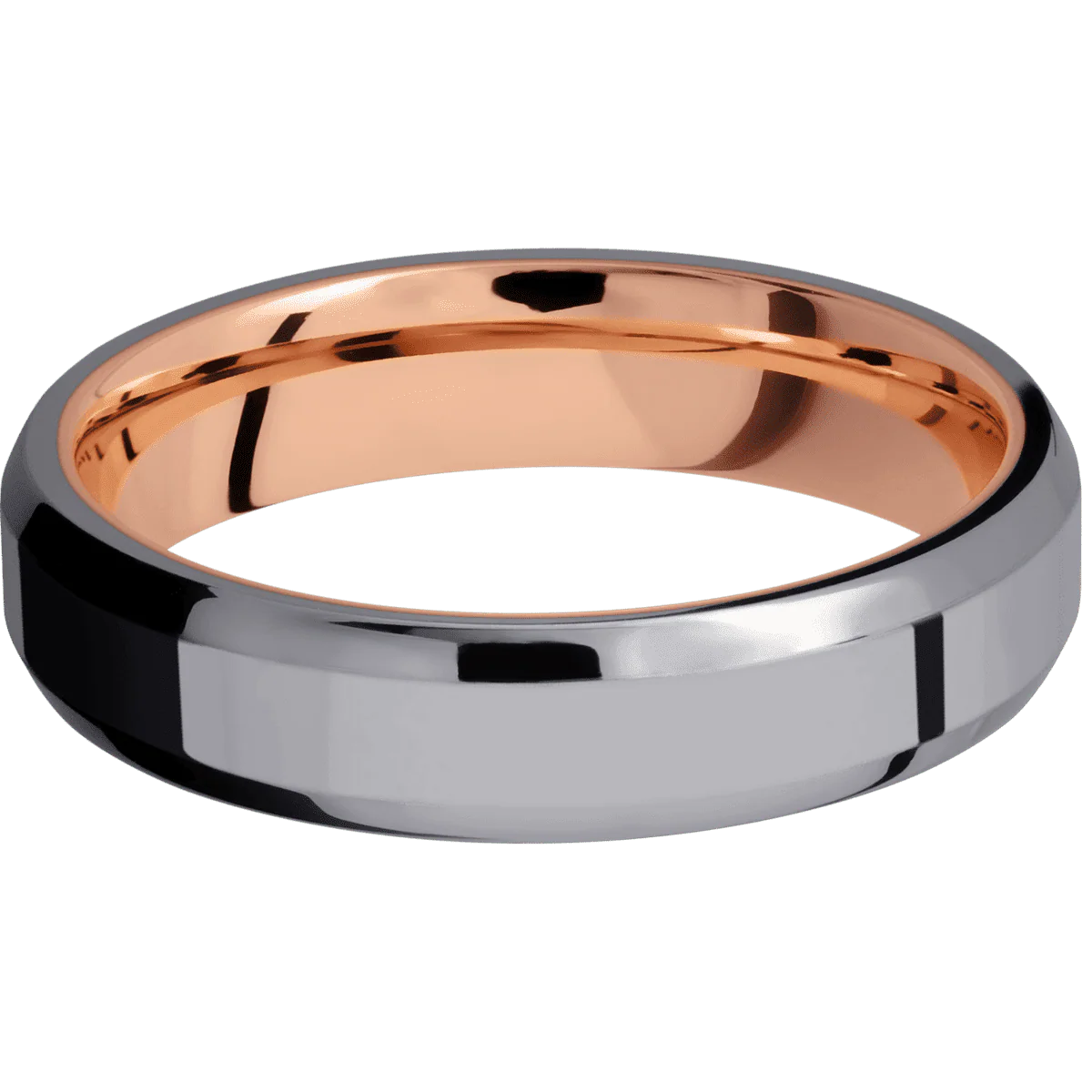 Tantalum + Polish , Polish Finish + 14K Rose Gold - Image 3
