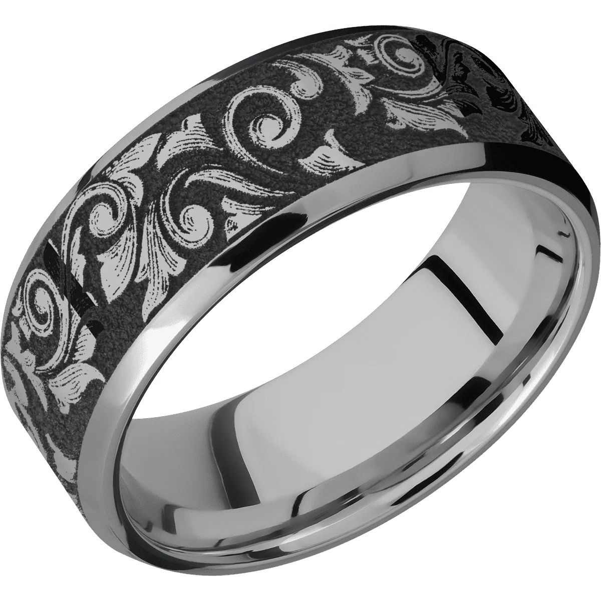 Tantalum + Polish , Polish Finish + 14K White Gold - Image 2