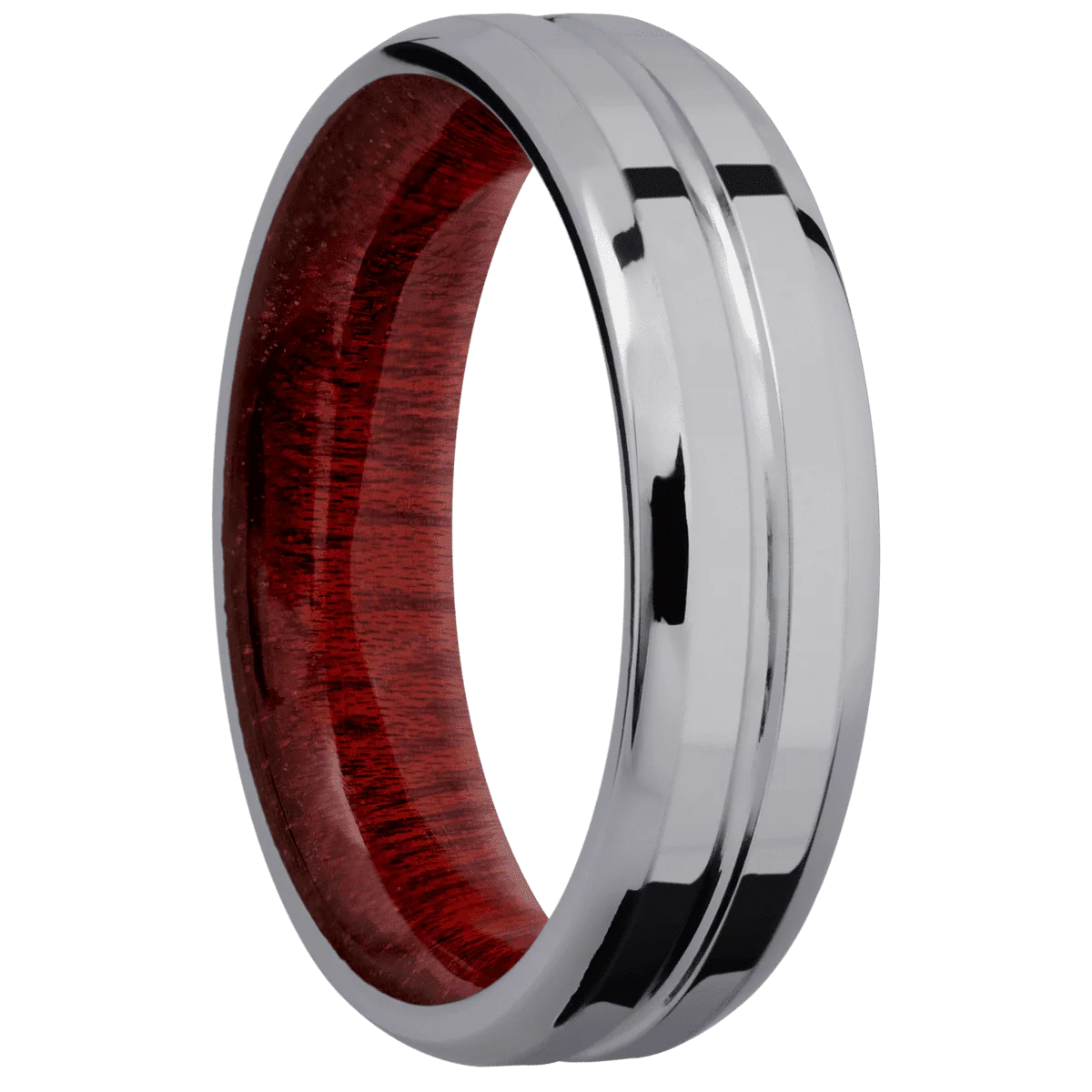 Tantalum + Polish , Polish Finish + Blood Wood