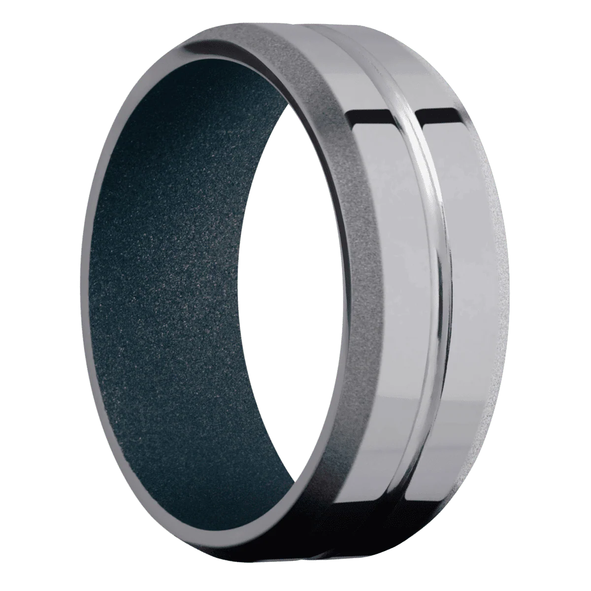Tantalum + Polish , Polish Finish + Blue Titanium