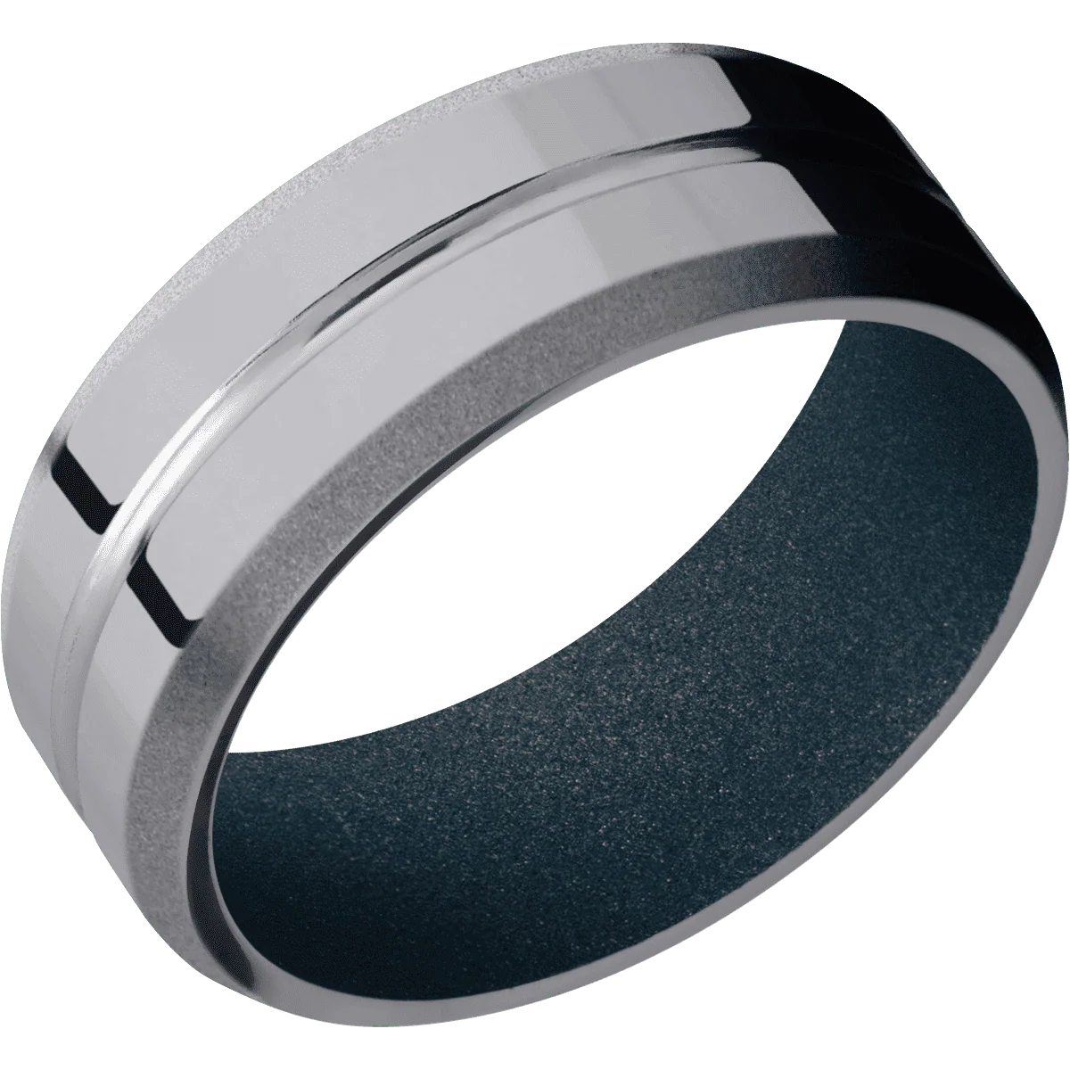 Tantalum + Polish , Polish Finish + Blue Titanium - Image 2