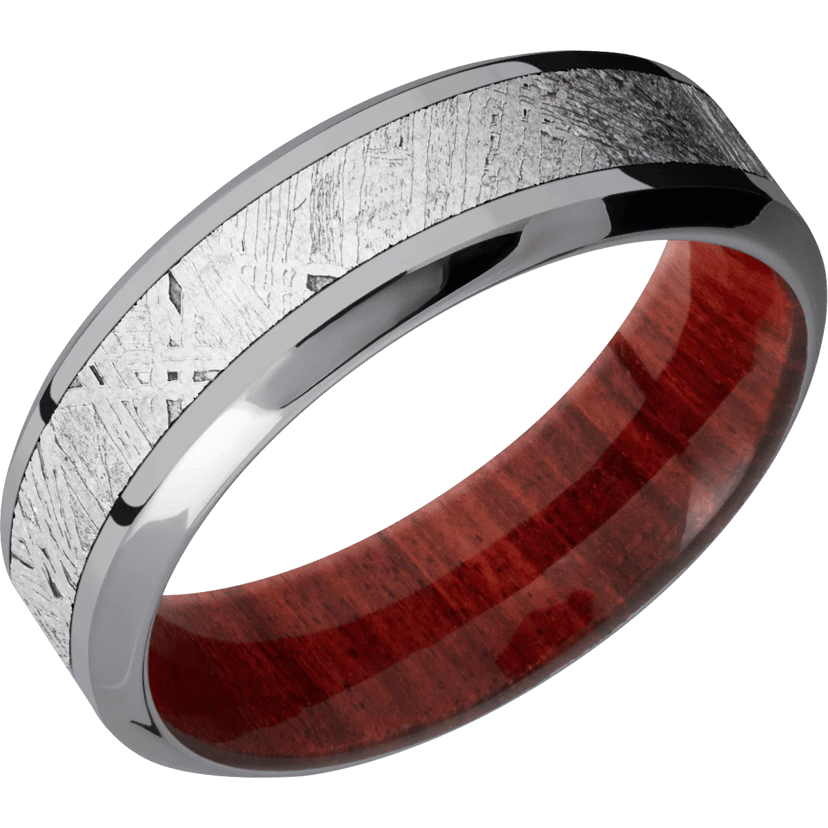 Tantalum + Polish , Polish Finish + Red Heart - Image 2
