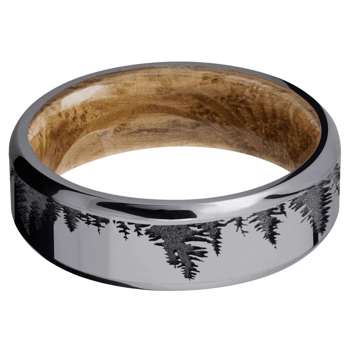 Tantalum + Polish , Polish Finish + Whiskey Barrel - Image 3