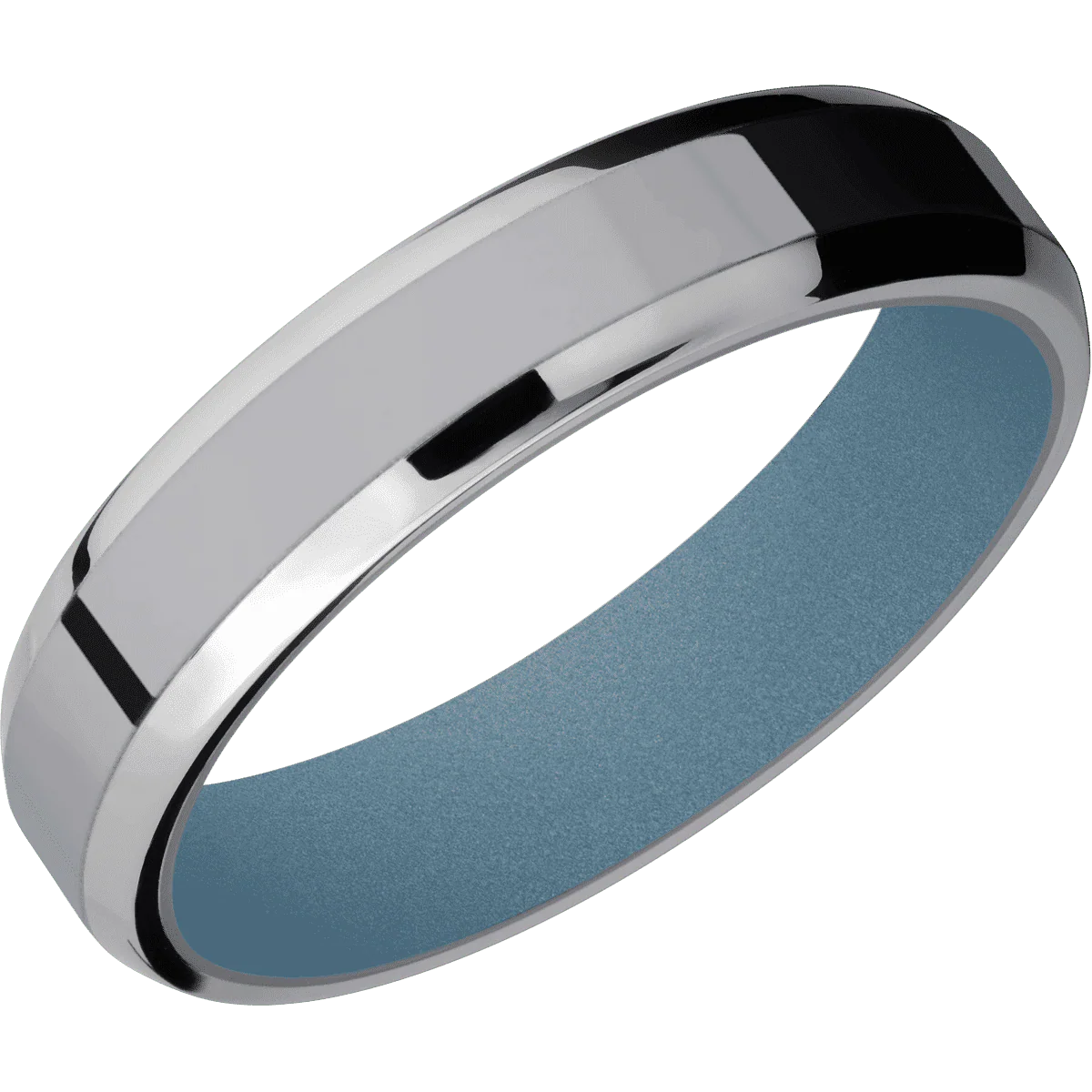 Tantalum + Polish , Sand Finish + Polar Blue - Image 2