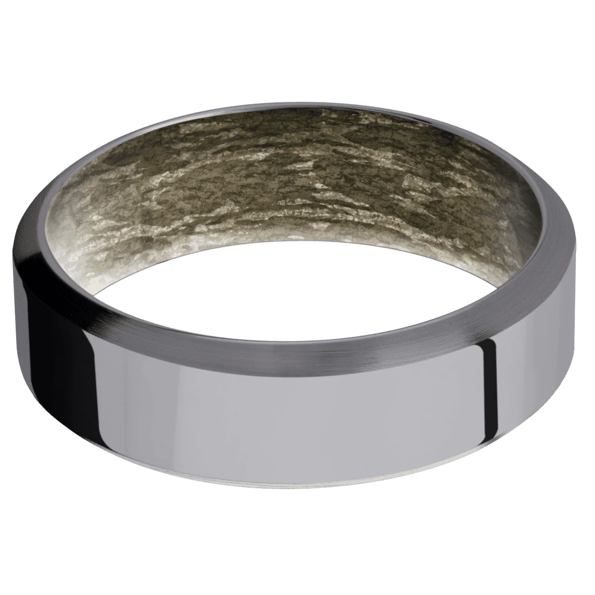 Tantalum + Polish , Satin Finish + MossyOak Bottomland - Image 3