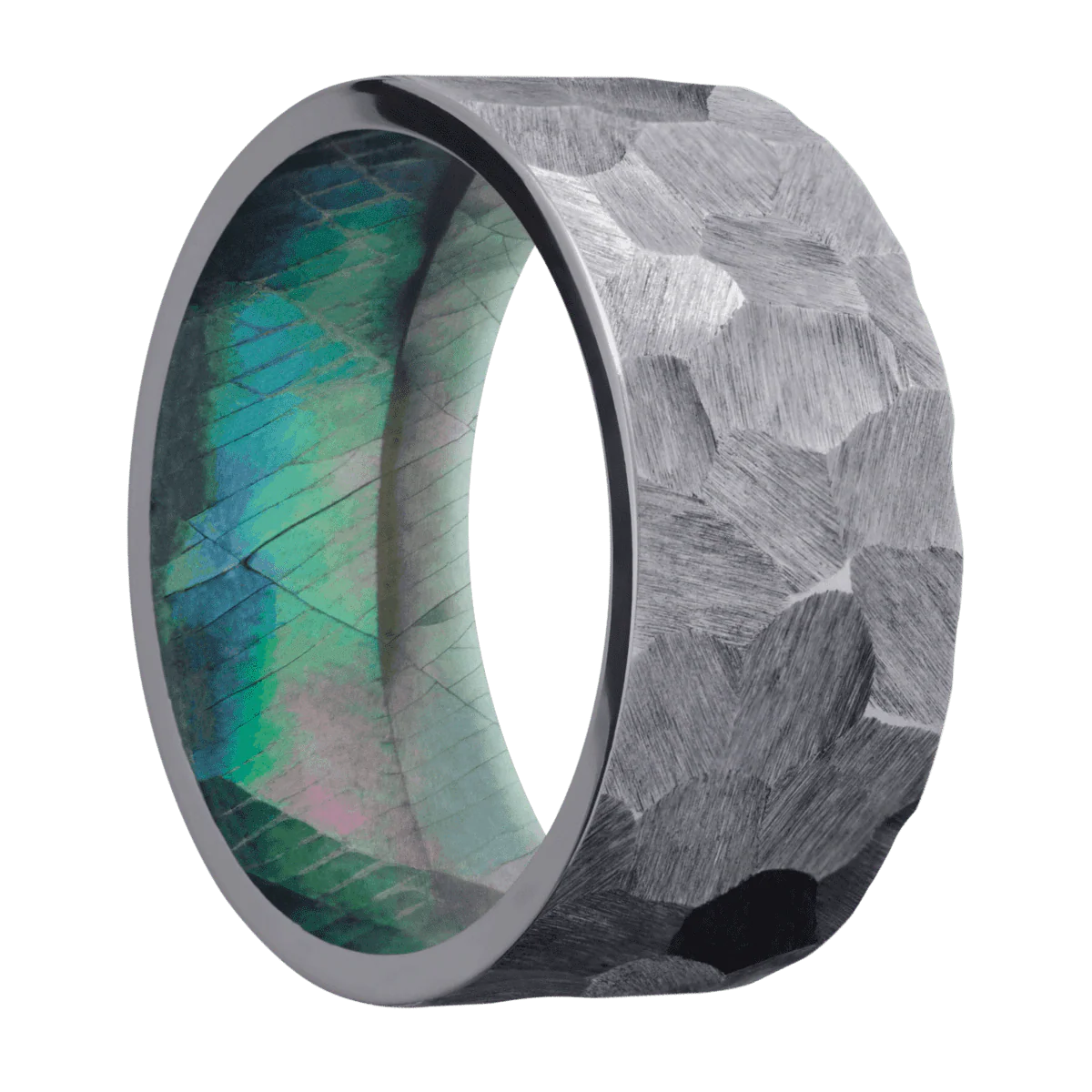 Tantalum + Rock Finish + Black Mother of Pearl