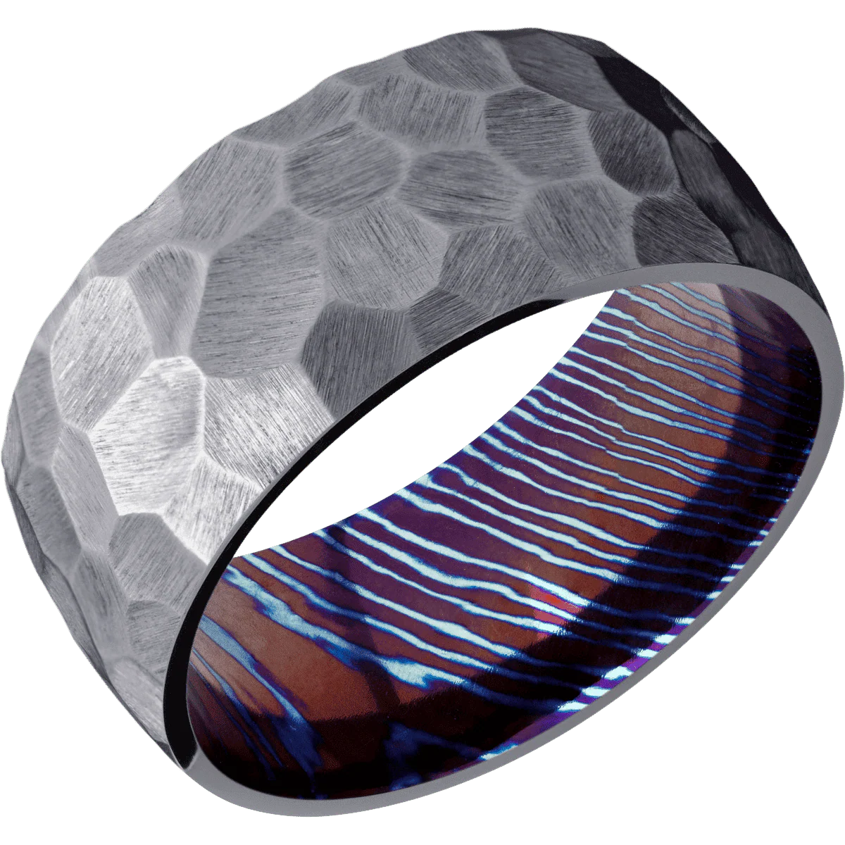Tantalum + Rock Finish + Titanium Damascus - Image 2