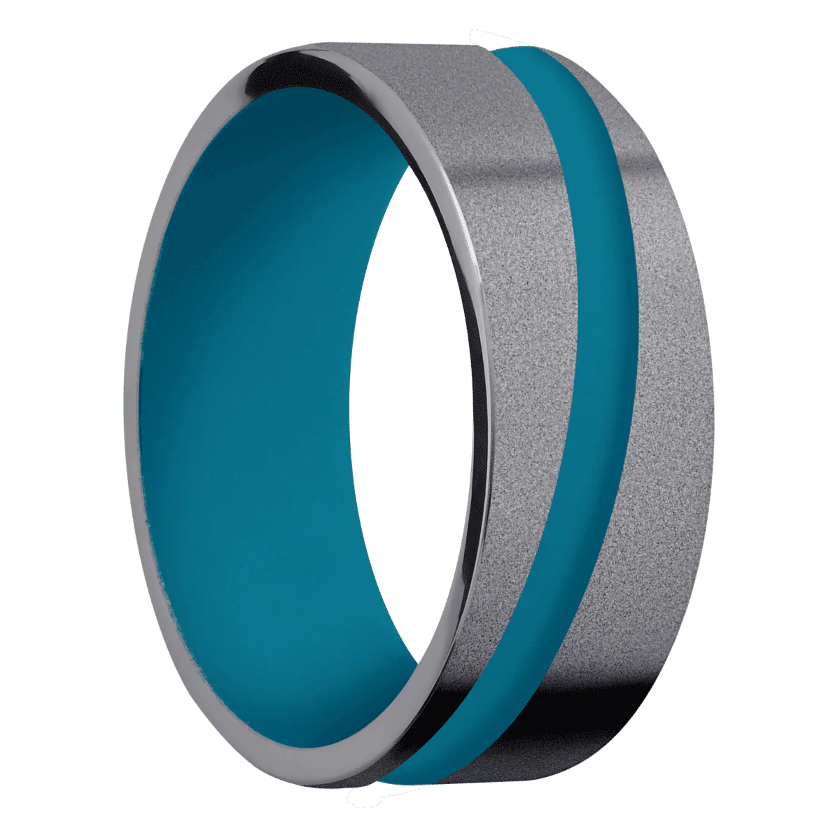 Tantalum + Sand Finish + Sea Blue